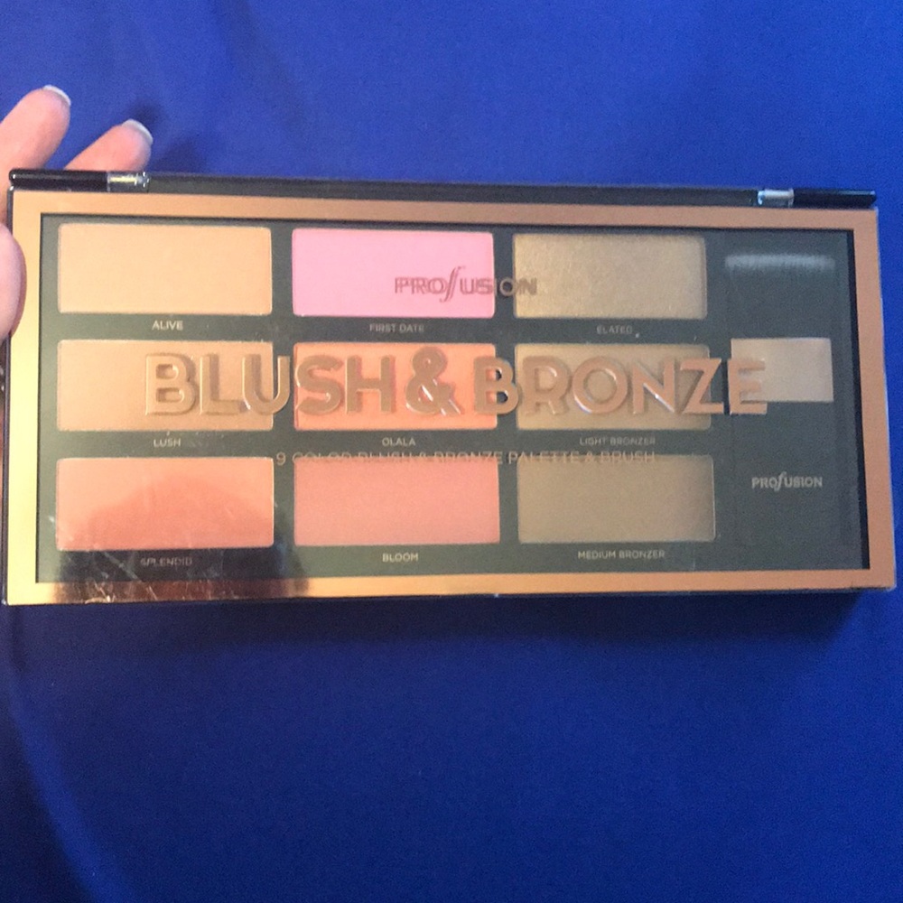 Blush and bronze profusion palette